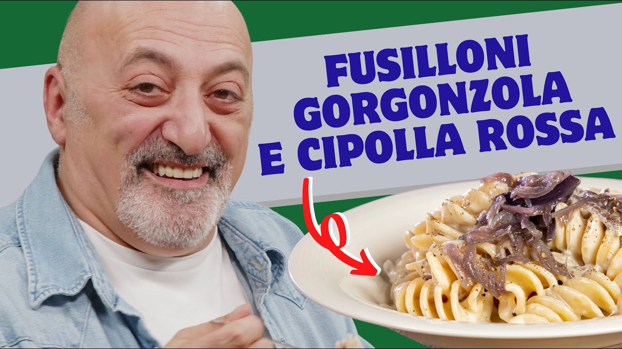 Fusilloni gorgonzola e cipolla rossa