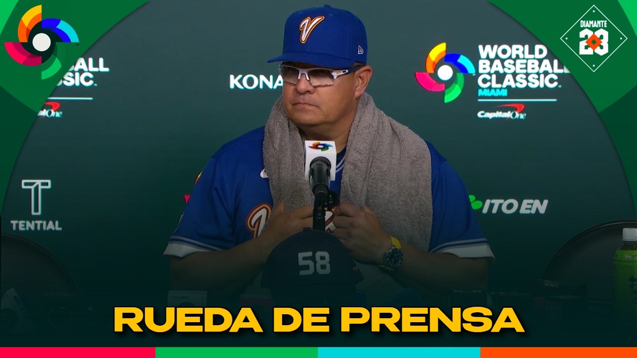 VENEZUELA Rueda de prensa Omar Lopéz derrotó a Japón en el Clásico Mundial | DIAMANTE 23