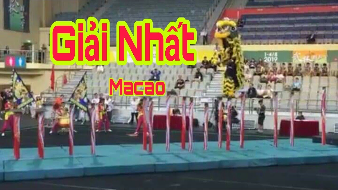 |LTH|• Giải Nhất Lân Sư Rồng Macao - Hoàng Phi Hưng Trung Quốc