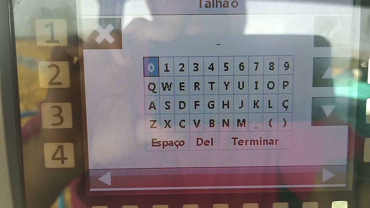 configuração do monitor Agronave- pulverizador Montana Parruda 3030 HS
