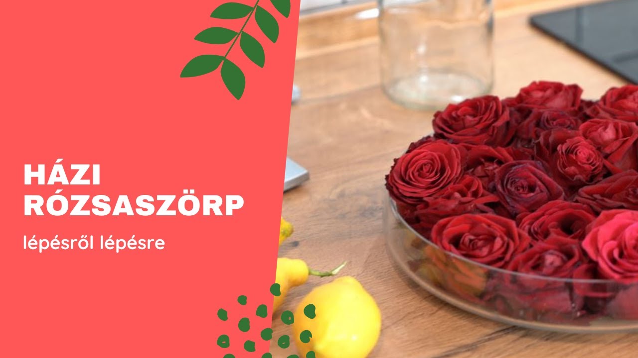 Házi rózsaszörp 🌹 | Lépésről lépésre | #21