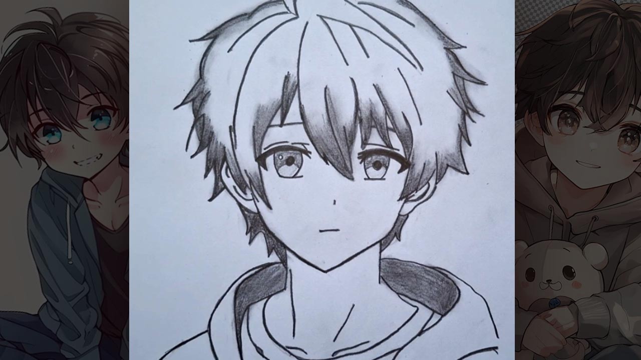 Anyone Can Draw This Anime Boy… Even If You’re a Beginner ✏️🔥