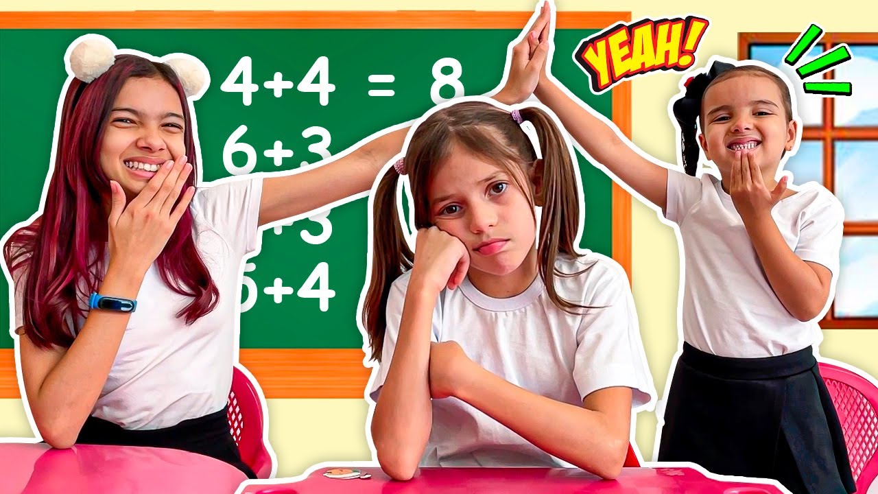 Jessica e Histórias Engraçada sobre Escola com os seus amigos (FT Julinha)