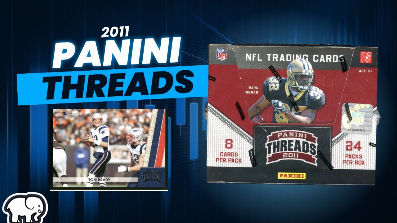 Throwback TB12 Numbered Card. 2011 Panini Threads