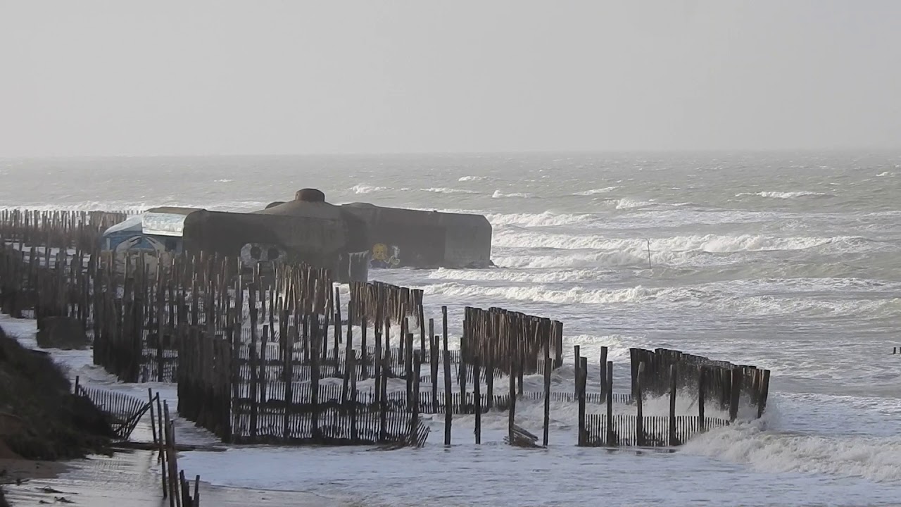 Le passage de la tempête Eléanor à Oye-Plage