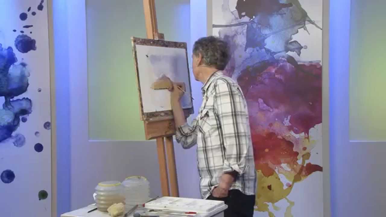 Snowcapped Mountain in Watercolour with Geoff Kersey - Part One