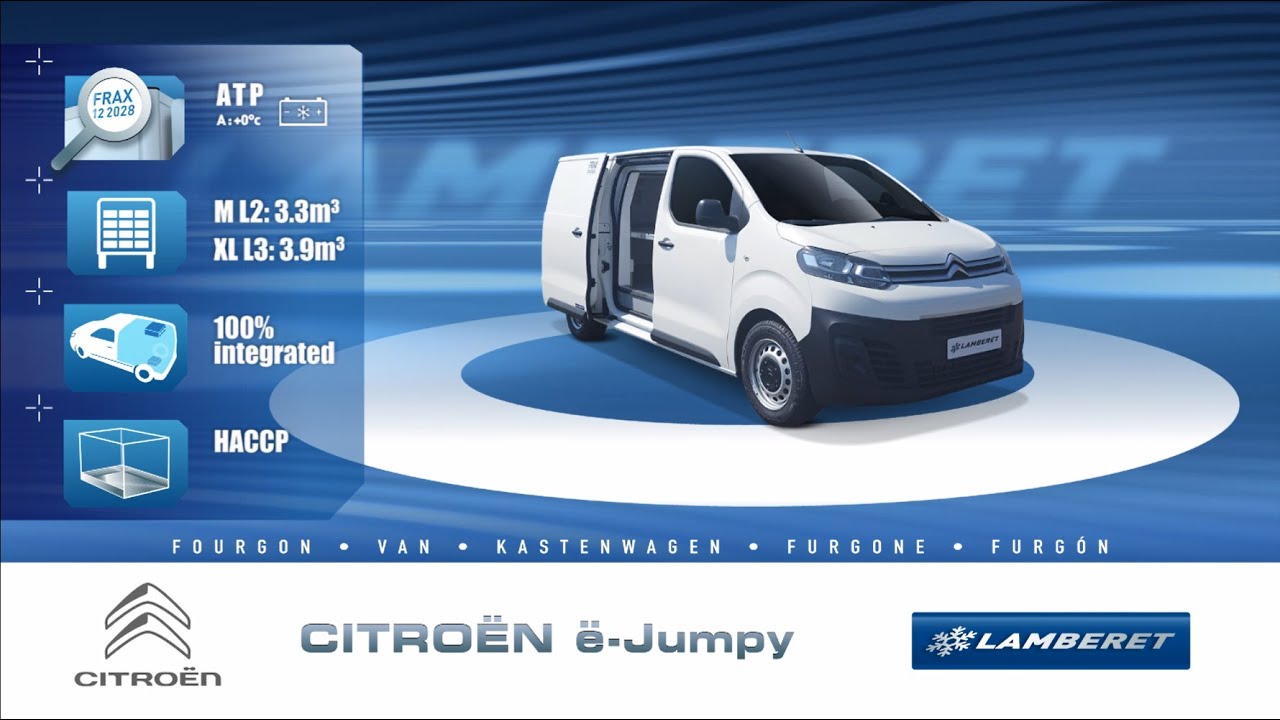 CITROEN &euml;-Jumpy refrigerated van