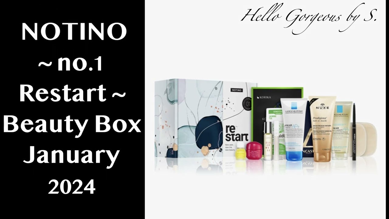 SPOILERS  NOTINO ~ no. 1 Restart Beauty Box ~ JANUARY 2024. Full-Reveal.