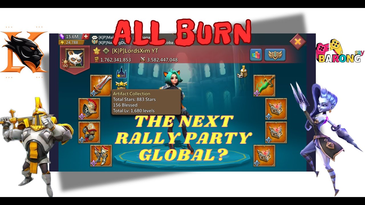 [🔴LIVE ] THE NEXT RALLY PARTY GLOBAL ??? I DOM I COMING ?| Lords Mobile