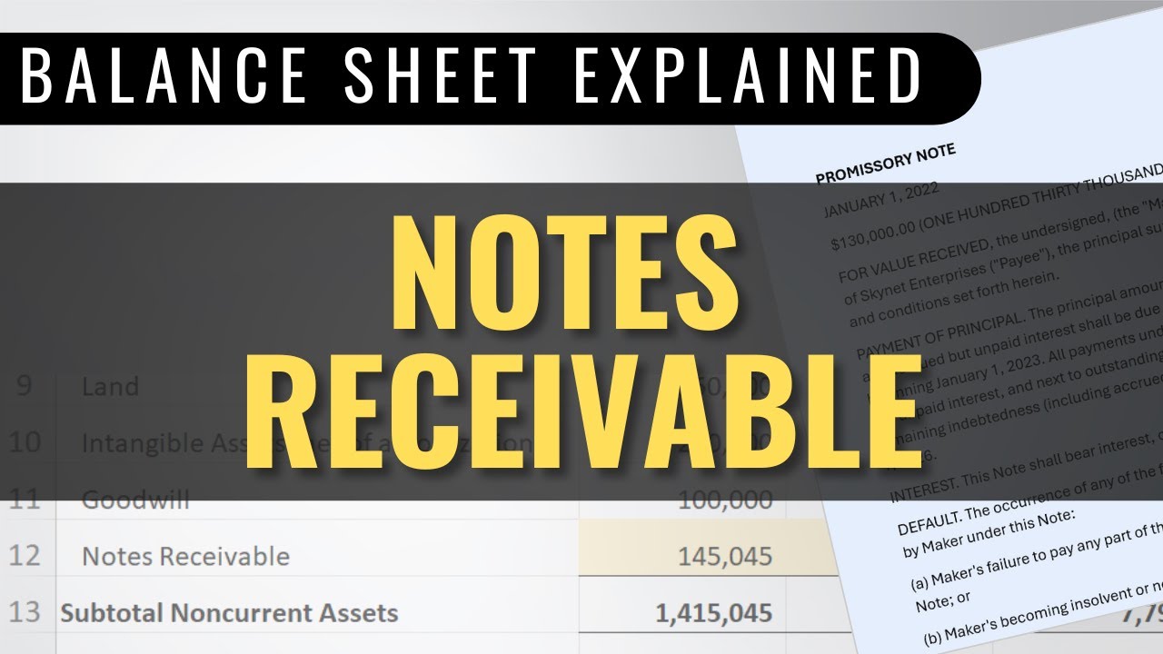 Notes Receivable Explained - Accounting for Promissory Notes