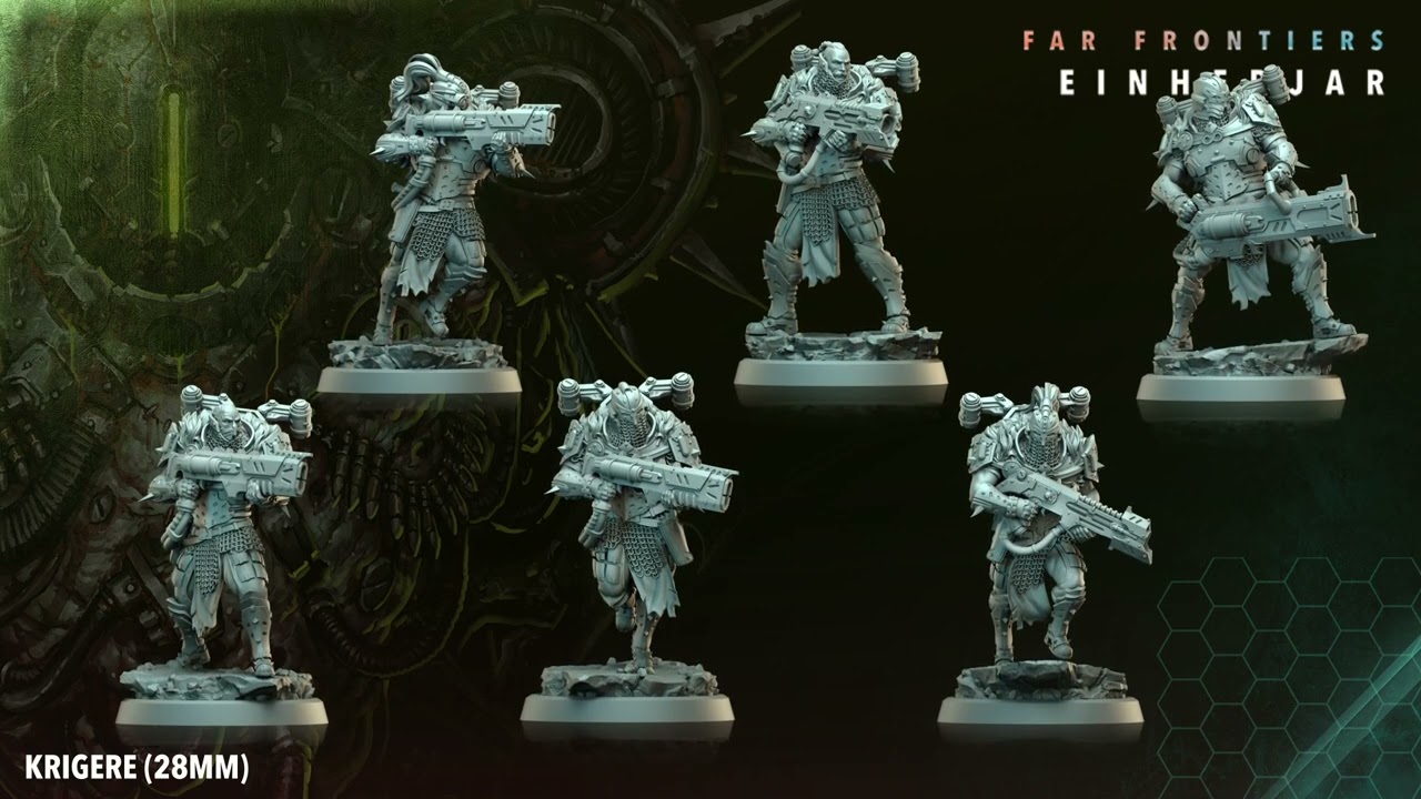 🚀Far Frontiers - Einherjar 🚀 #archvillaingames &bull; 3D Printable Models