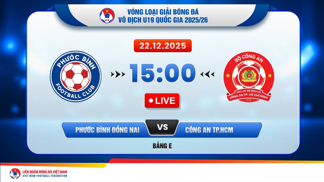 🔴Trực tiếp:Phước Bình Đồng Nai vs Công an TP.HCM|