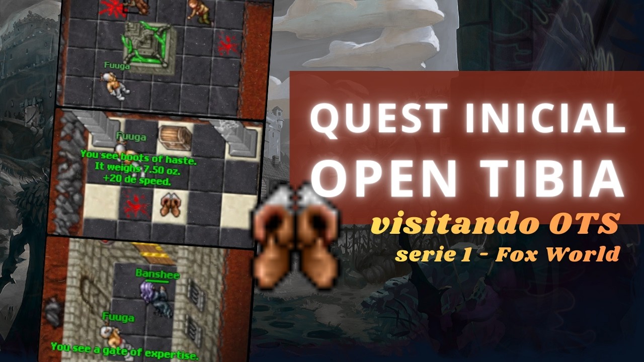 Como fazer a Banshee Quest no Fox World Tibia! 🦊⚔️ |  SÉRIE 1 - O GUIA DOS OTS #tibia