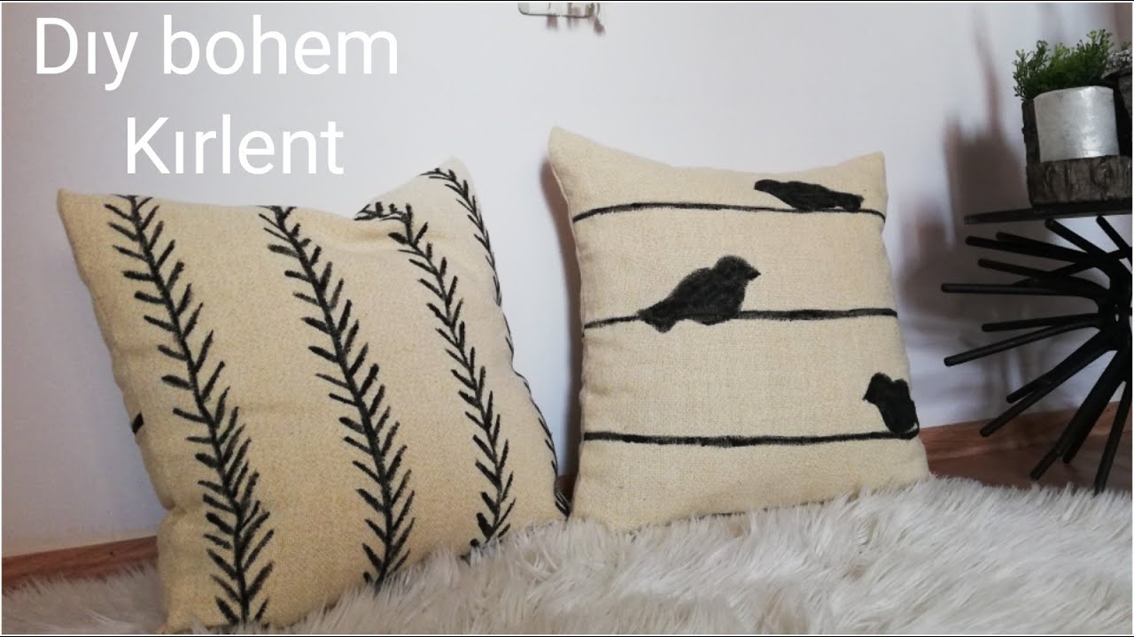 Dıy bohem kırlent yapımı/ pillow covers