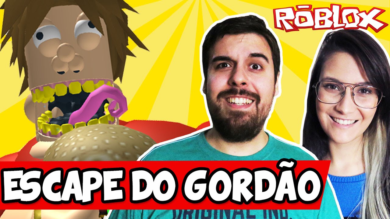 ESCAPE DO GORDÃO! - Roblox (Escape the Giant Fat Guy) Ft. @CaliGamer87