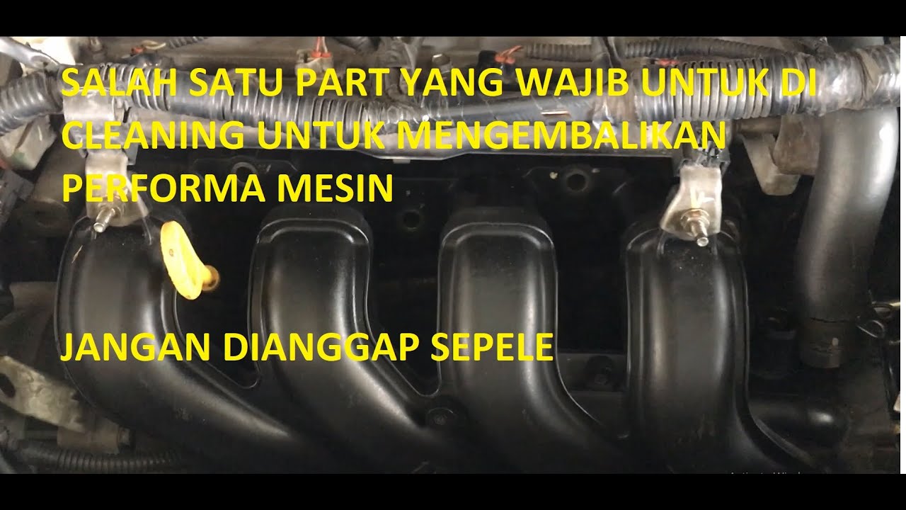 SALAH SATU EQUIPMENT YANG WAJIB DI CLEANING | CARA CLEANING INTAKE MANIFOLD #part10 #dirumahaja