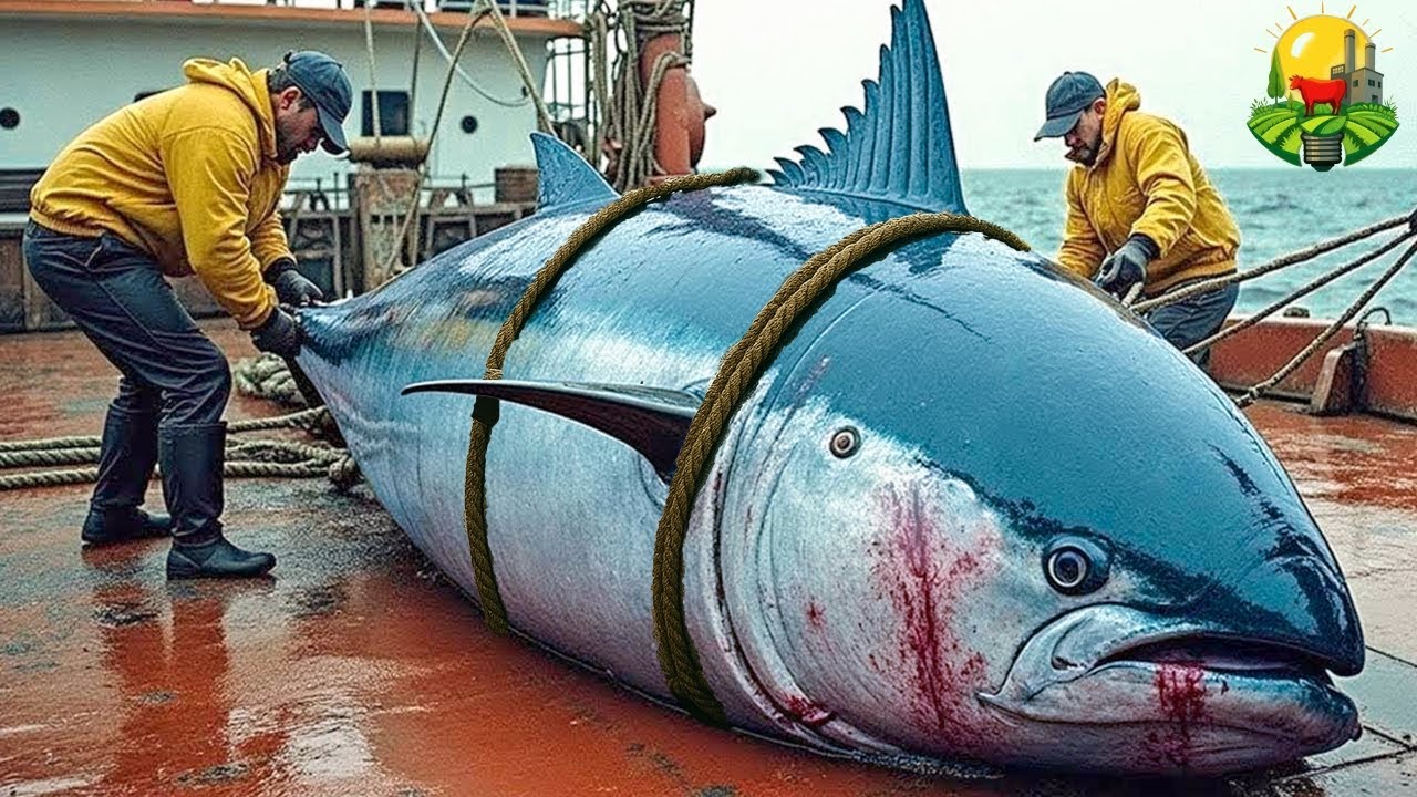 CÓMO se CAPTURAN MILLONES de ATUNES GIGANTES de ALETAS AZULES 🛥️| con TECNOLOGÍA EUROPEA AVANZADA