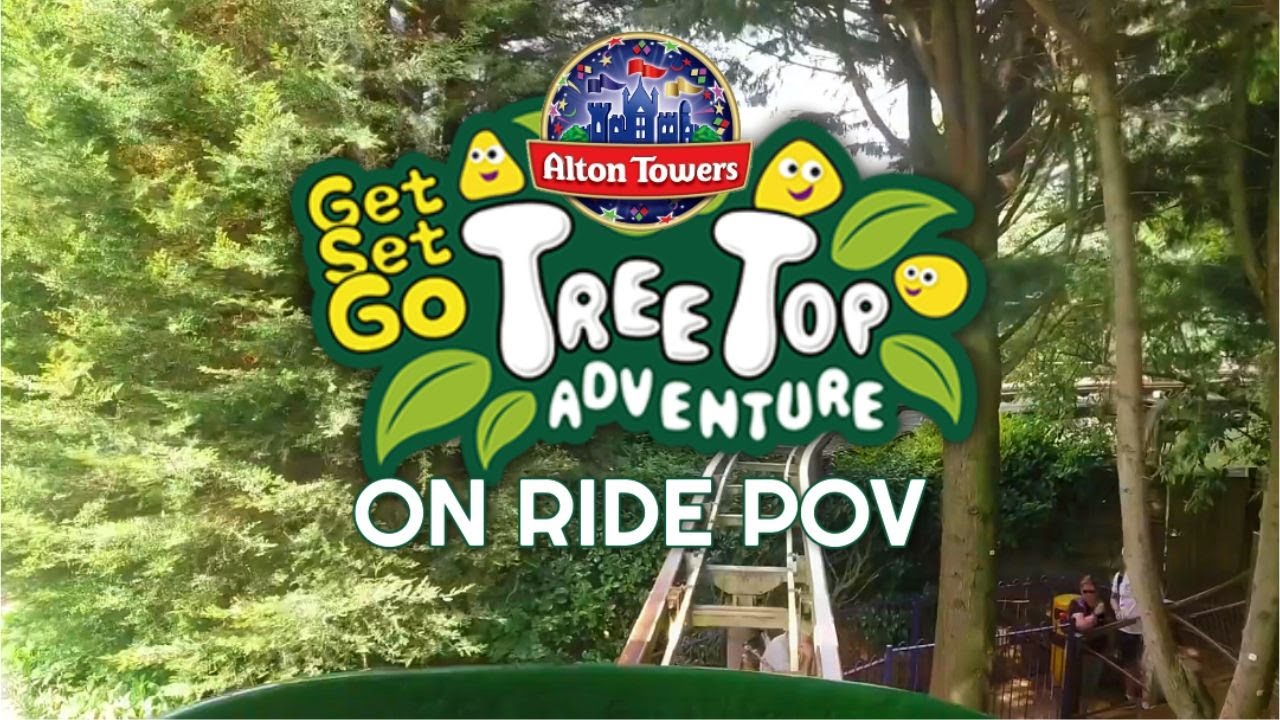 Get Set GO Tree Top Adventure on ride POV Alton Towers CBeebies Land
