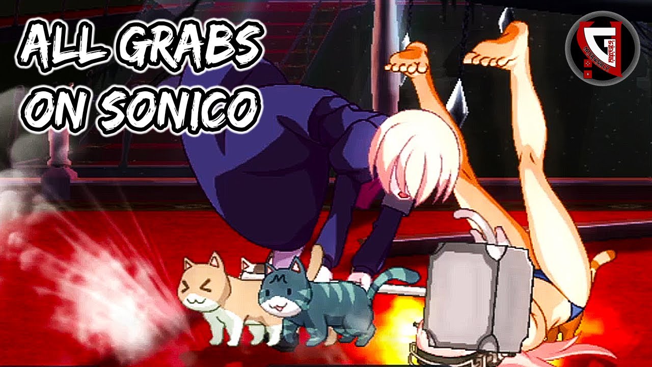 All Grabs on Sonico   Nitroplus Blasterz Heroines Infinite