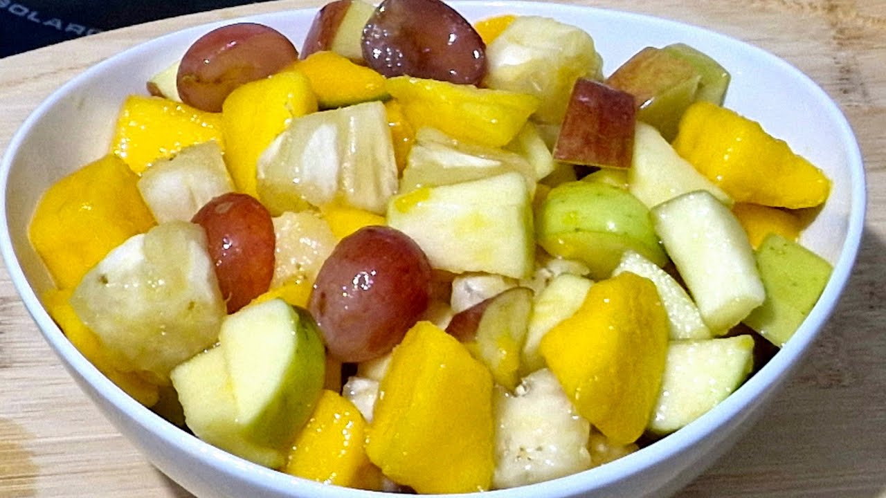 Making fresh Fruit Salad