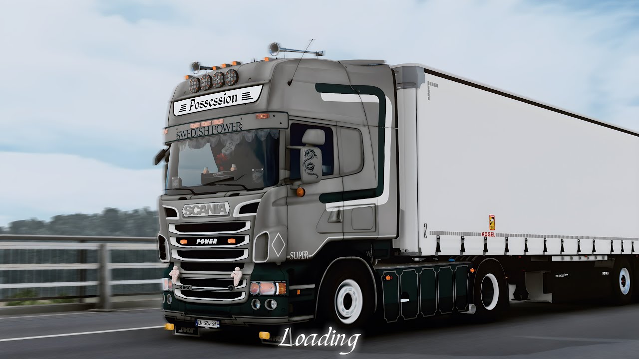 ⚫️ Euro Truck Simulator 2 | Scania RJL + Free Tuning + Free Paintjob⚫️