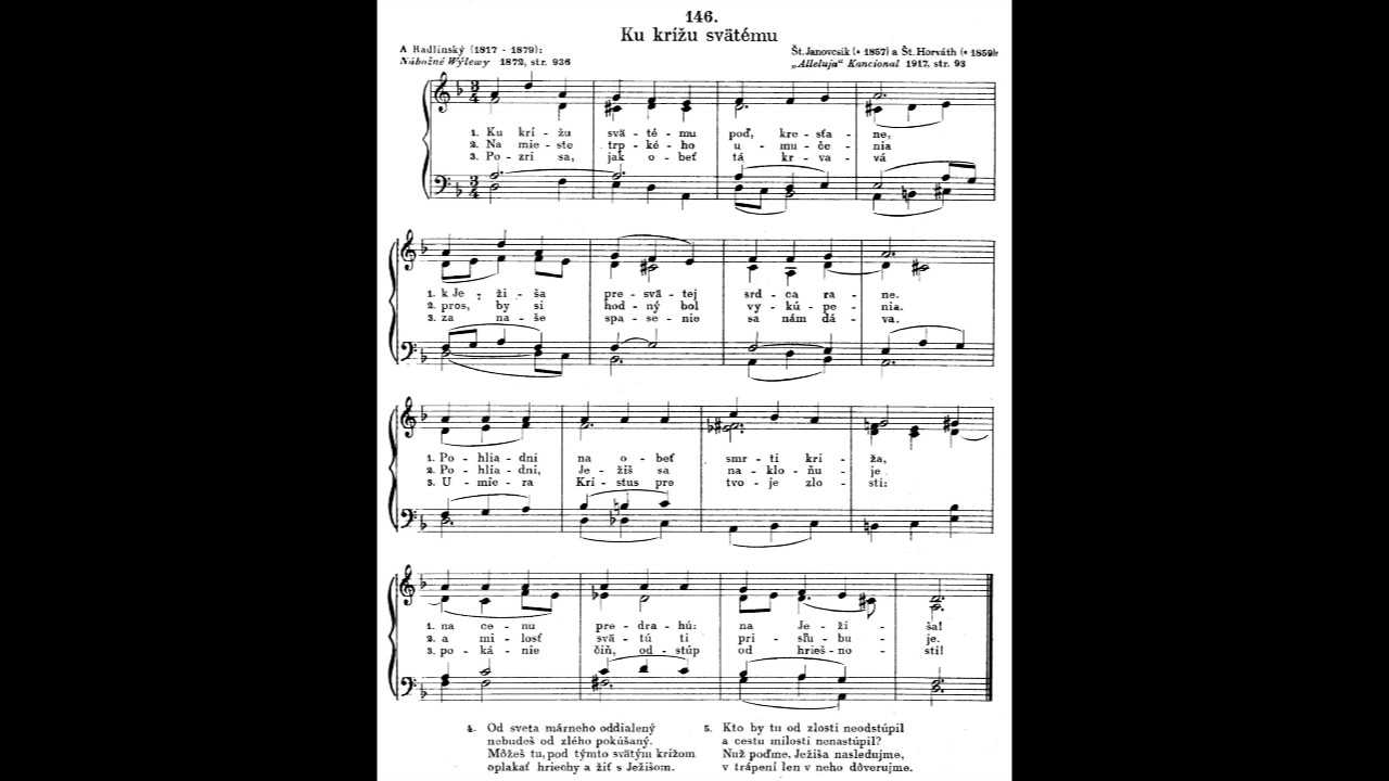 JKS 146 - Ku krížu svätému (celá pieseň)