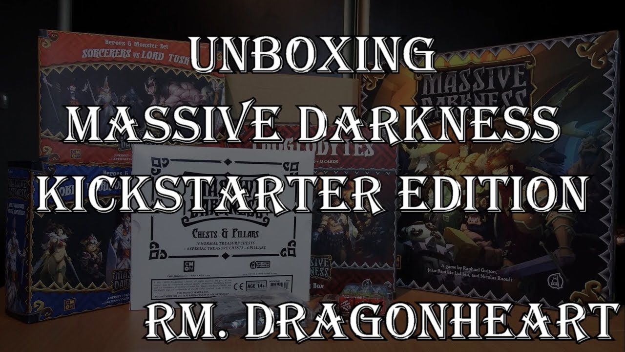 Massive Darkness Edycja KickStarter - Unboxing
