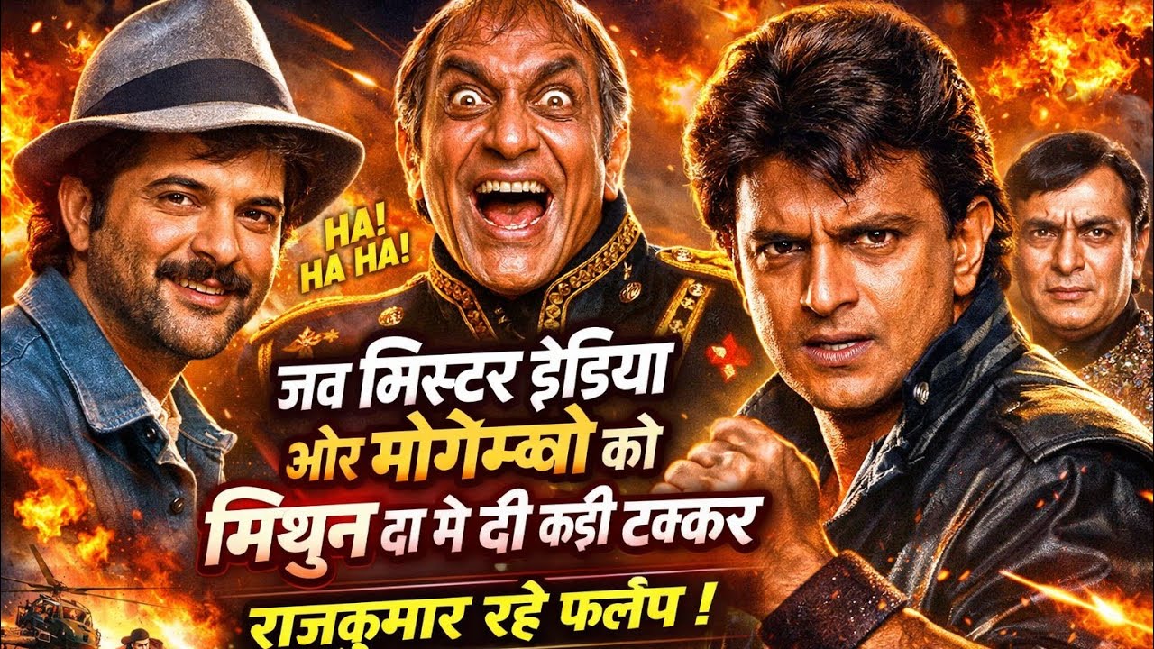 जब मिस्टर इंडिया और मोगेम्बो को मिथुन दा ने दी कड़ी टक्कर राजकुमार रहे फ्लॉप | Mithun Chakraborty |