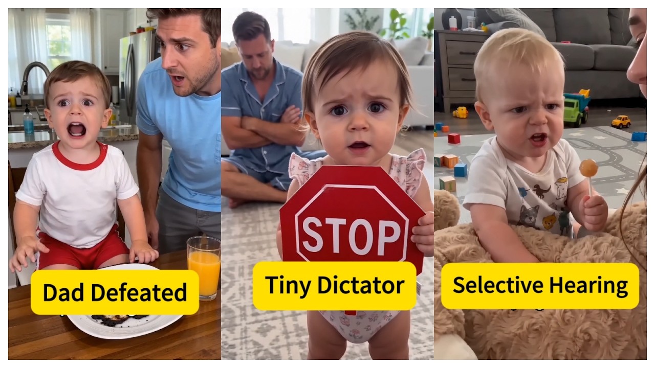 AI Family Comedy Compilation 😂 | Funny Home Moments & Parenting Skits