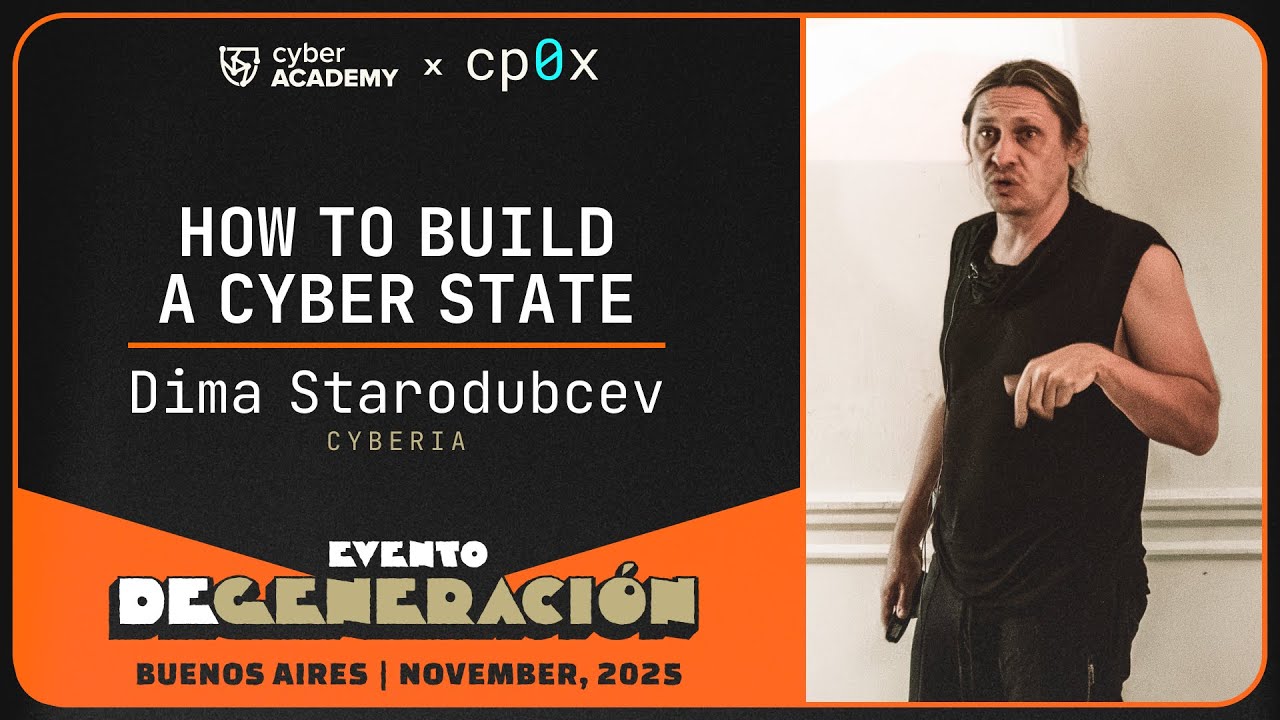 Как построить Cyber State | Дима Стародубцев, Cyberia