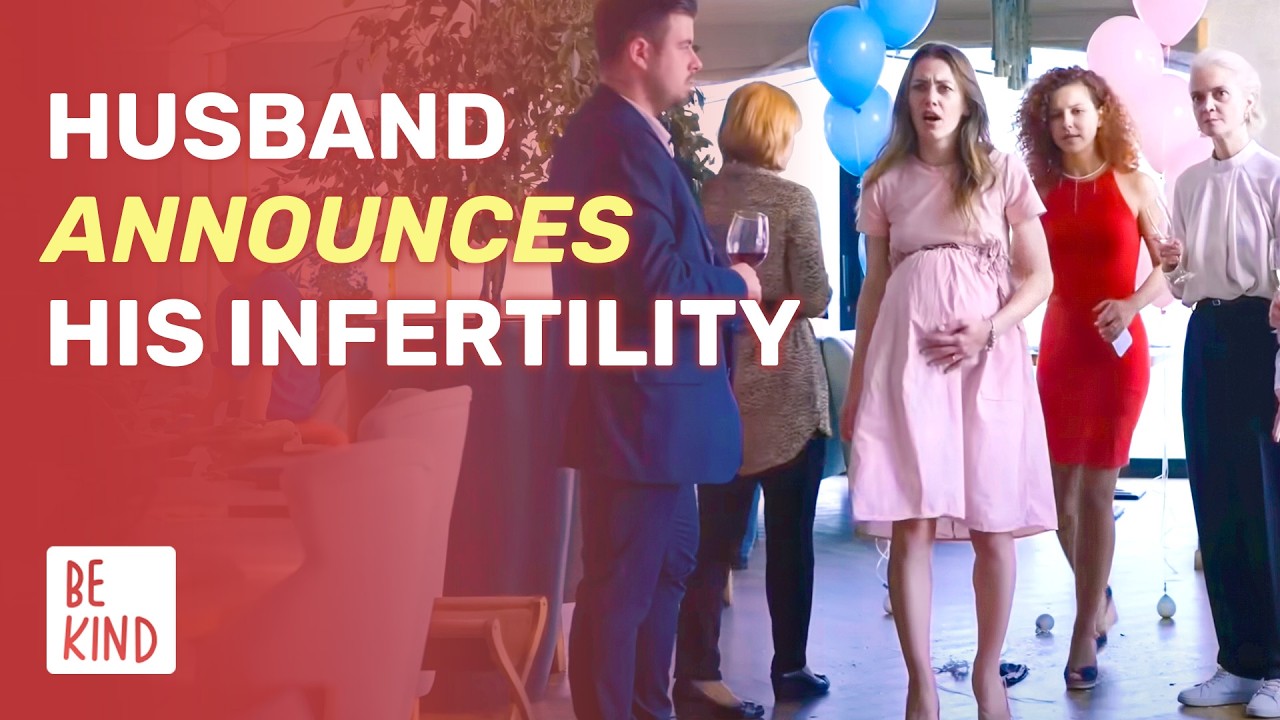Gender Reveal Exposes Father's Infertility | @BeKind.official