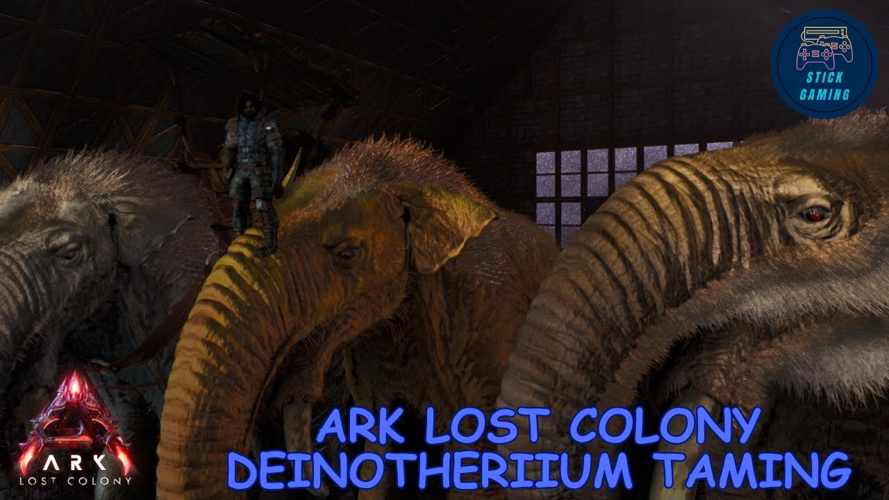 ARK Ascended Lost Colony | Dinotherium Taming & Breeding Stats (Massive Tanks!) E120