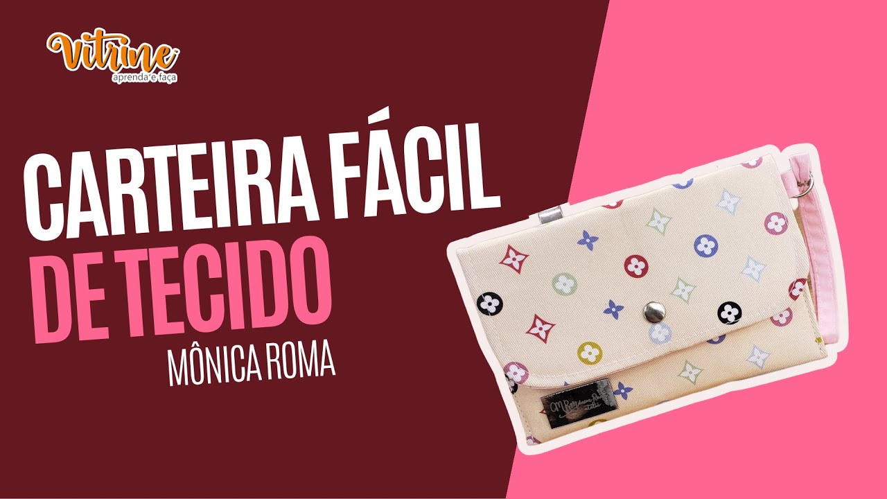 Carteira fácil em tecido | Vitrine Aprenda e Faça