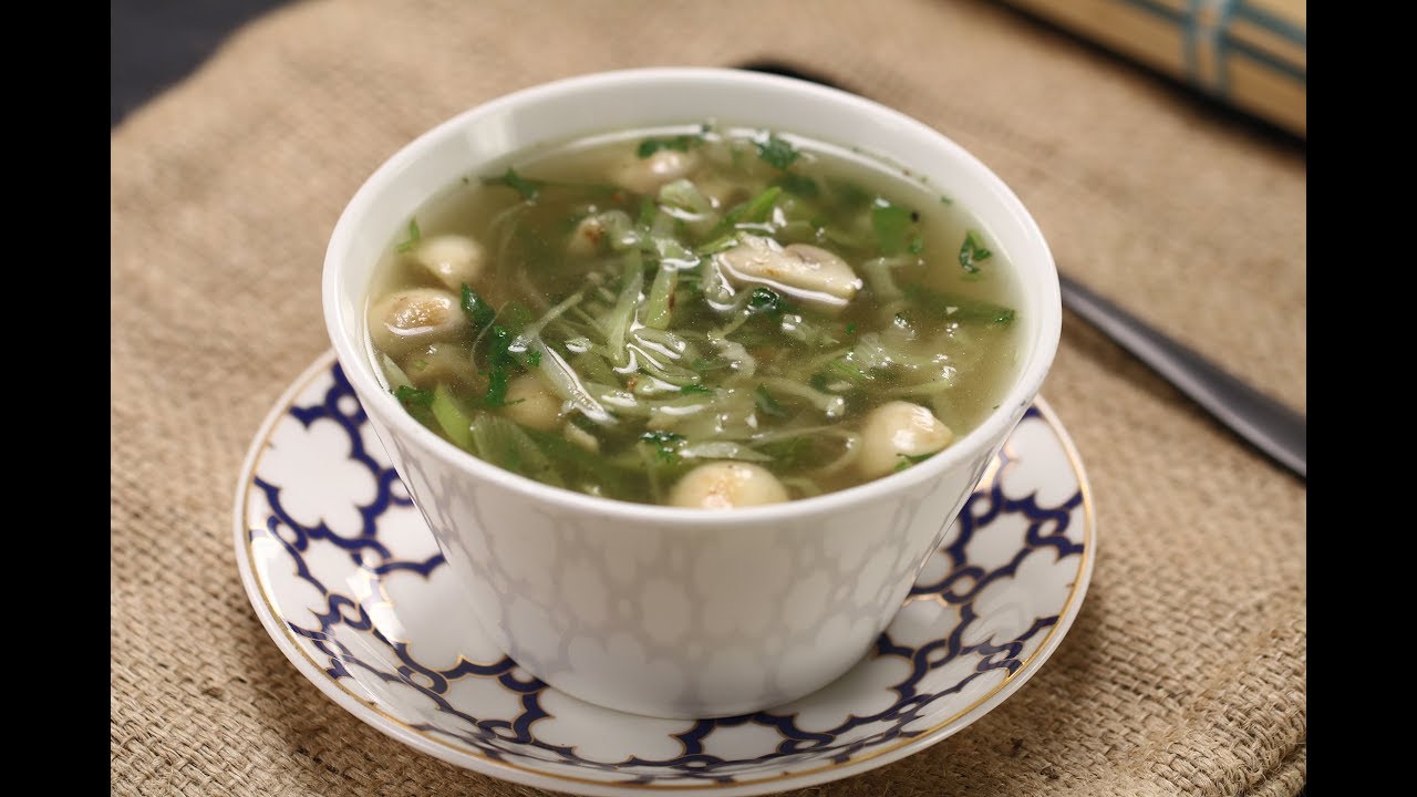 Lemon and Coriander Soup | Sanjeev Kapoor Khazana