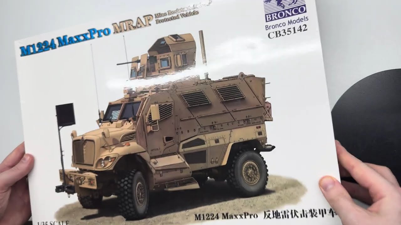 UNBOXING the Bronco M1224 MaxxPro MRAP &mdash; Incredible 1/35 Kit!