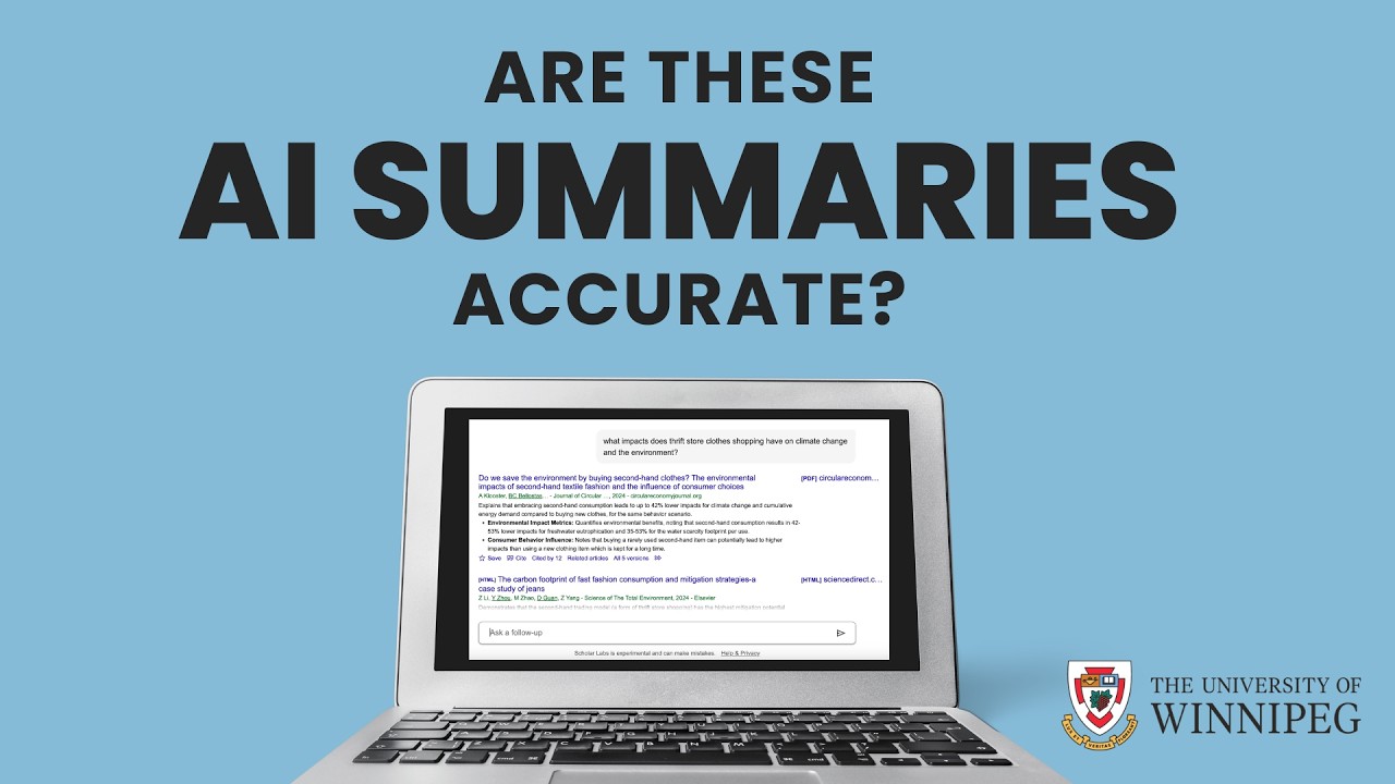 Are AI Summaries Accurate? Source Checking Google Scholar Labs | Library Research Series