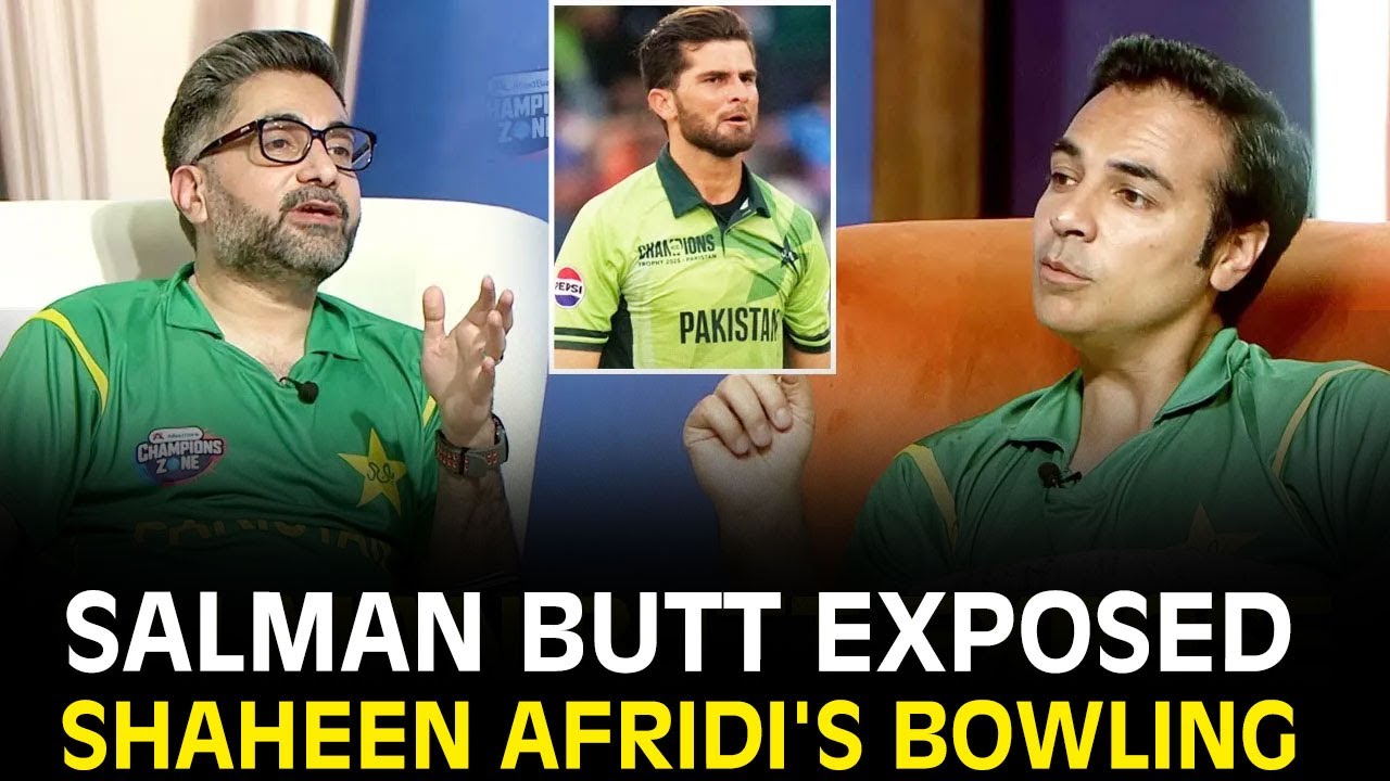 Salman Butt Exposed Shaheen Shah Afridi's Bowling | #PAKvIND | #ChampionsTrophy | M3K1K