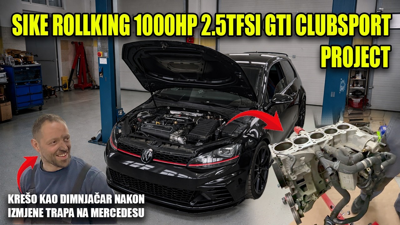 Detalji o kovanju 2.5 tfsi motora za 1000+ konja