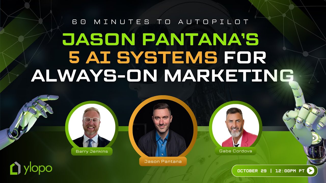 60 Minutes to Autopilot: Jason Pantana’s 5 AI Systems for Always-On Marketing