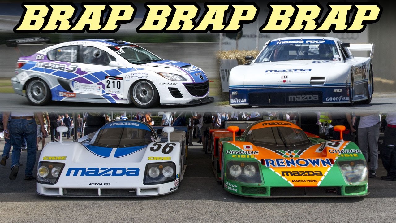 Mazda Rotary idle special - 787b, 767b, rx-792, RX-8, RX-3, 3 sedan 20b, ...