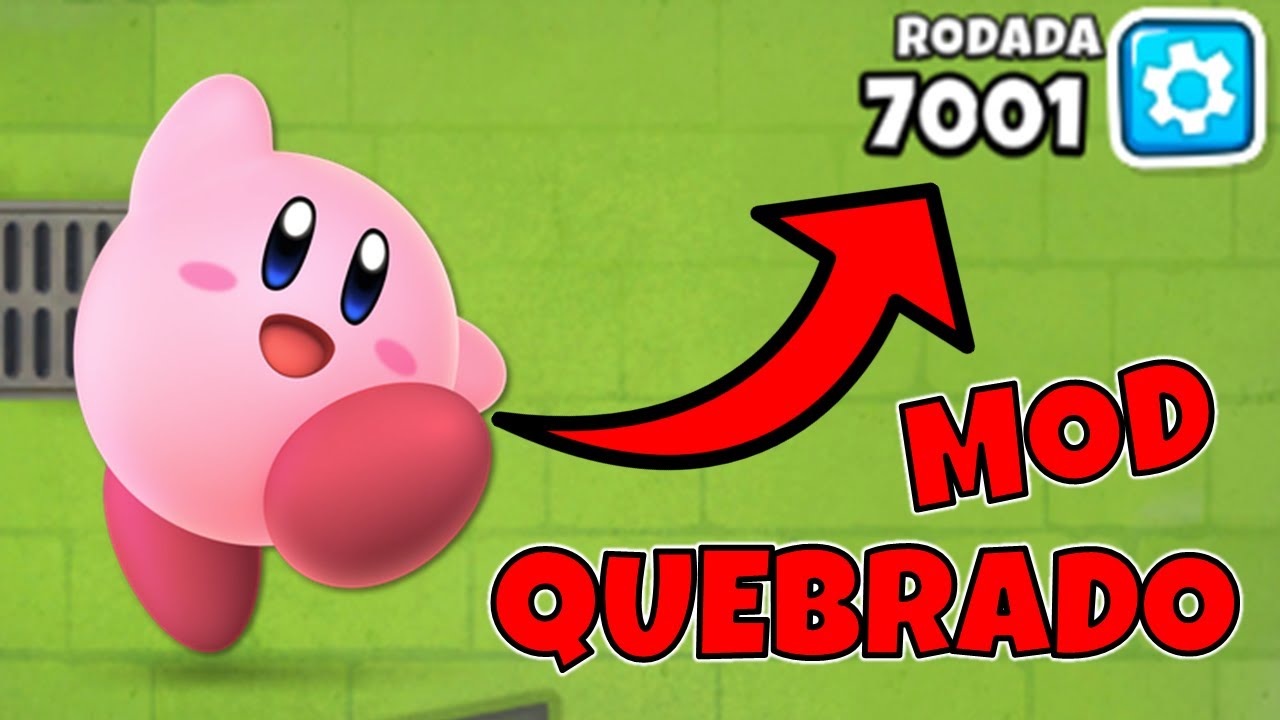 Erraram a mão nesse mod do Kirby! - BTD6 MOD - Bloons TD 6