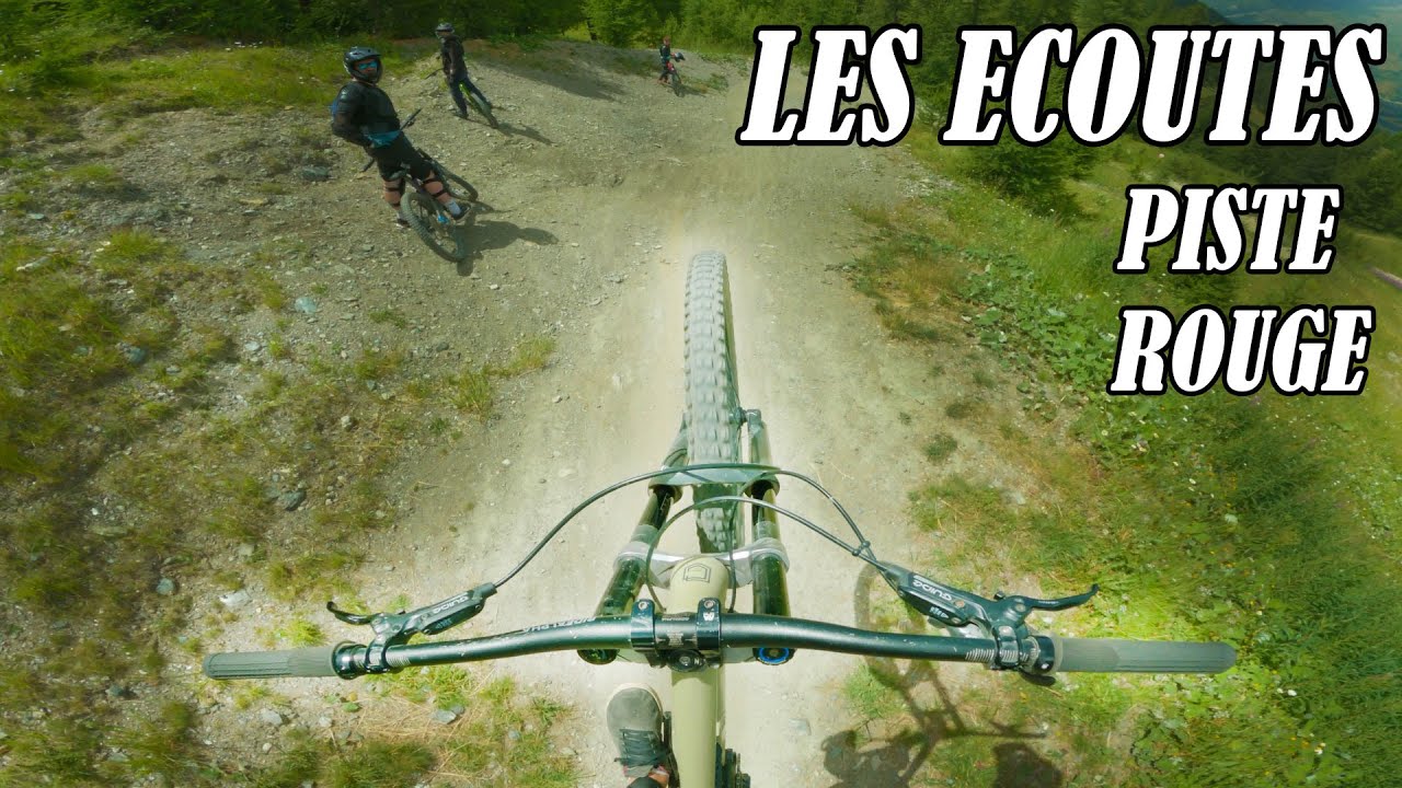 LES ECOUTES, piste rouge Bikepark serre chevalier.