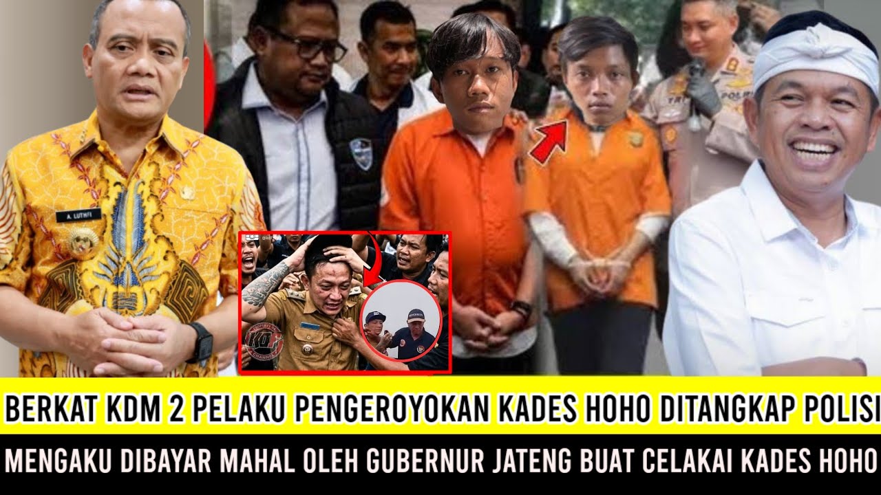 Ahmad Lutfi Panik.! Bekat Bantuan KDM 2 Pelaku Peng3r*yokan Kades Hoho Di Tangkap, Mengaku Disuruh?!