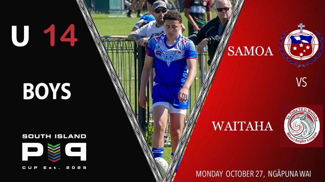 Samoa U14 vs Waitaha U14 Boys, Round 3 (Pacific Elite Pathway Cup 2025)