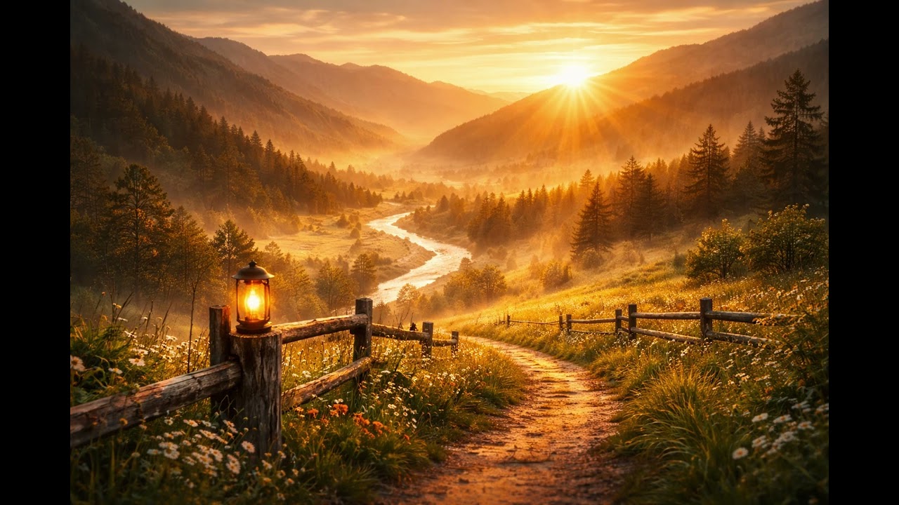 Calming Atmospheric Violin – Golden Light Through the Valley (Part 2) 🌄 | Relaxing Ambient Music