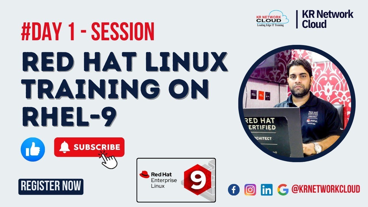 Day-1 Session RedHat Linux Training on RHEL-9 || RHEL-9 online Live Training