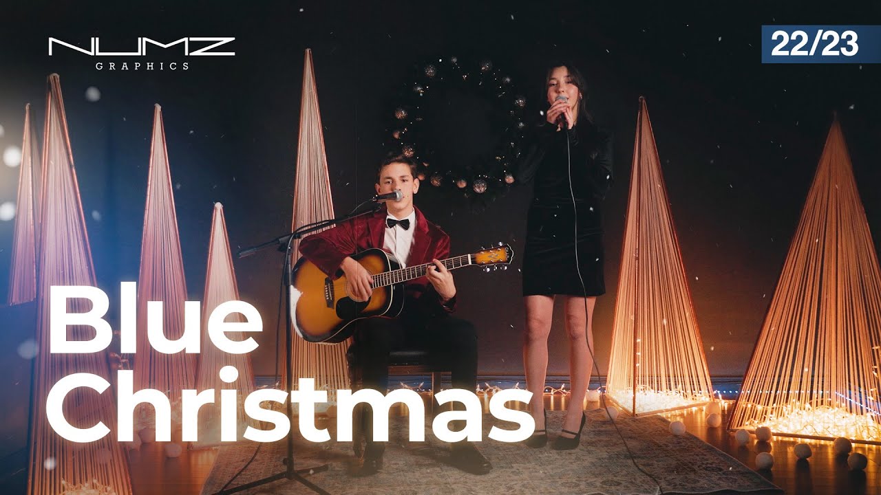 Blue Christmas – The Holiday Greeting from NUMZ Graphics