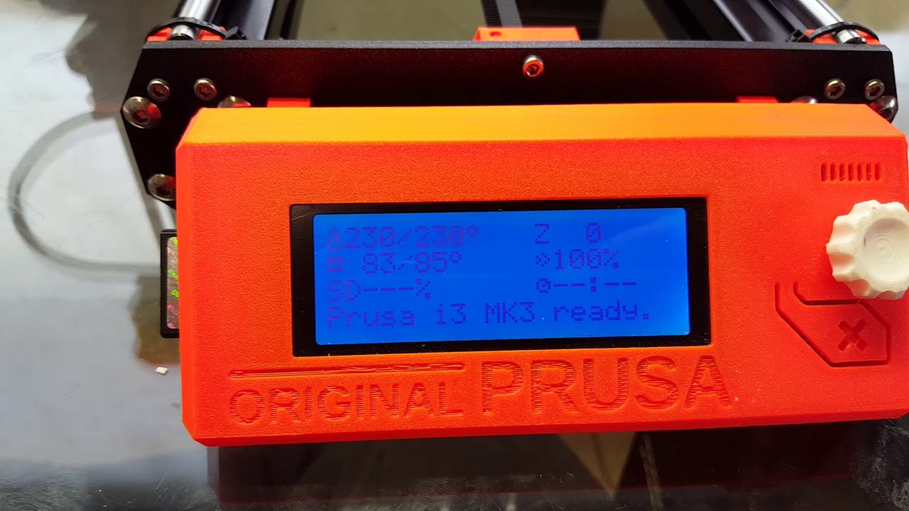 Prusa I3 mk3 problem thermal runaway Nicola Italy Part.1