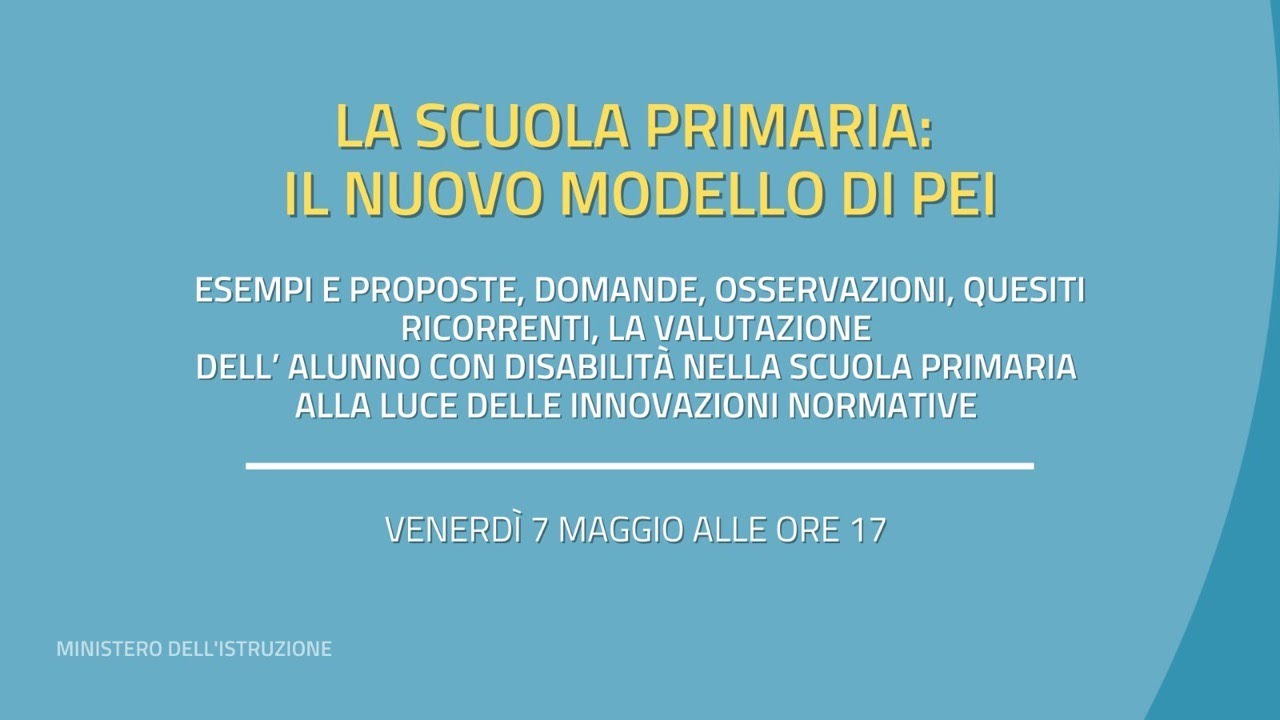La scuola primaria: il nuovo modello di PEI