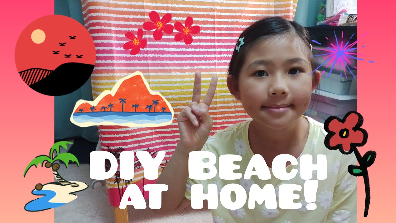 Making A DIY Beach At Home!!